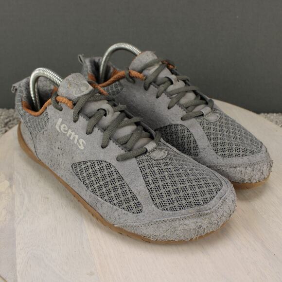 Lems Primal 2 Minimalist Barefoot Mens 9 Gray Mesh Sneakers main image 4